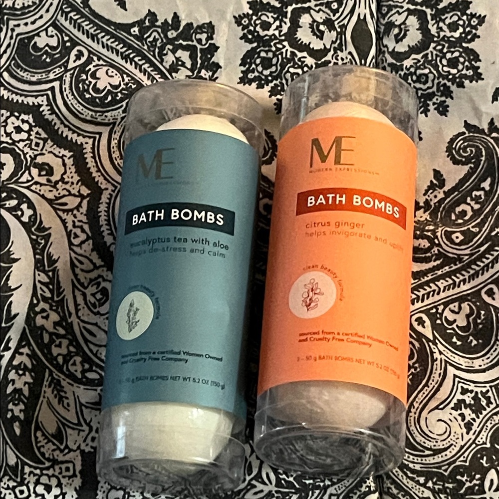 ME Makeover Essentials Eucalyptus and Citrus Bath Bombs
